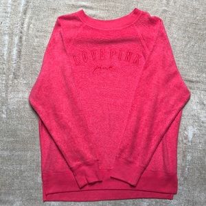 Victoria’s Secret pink crew neck